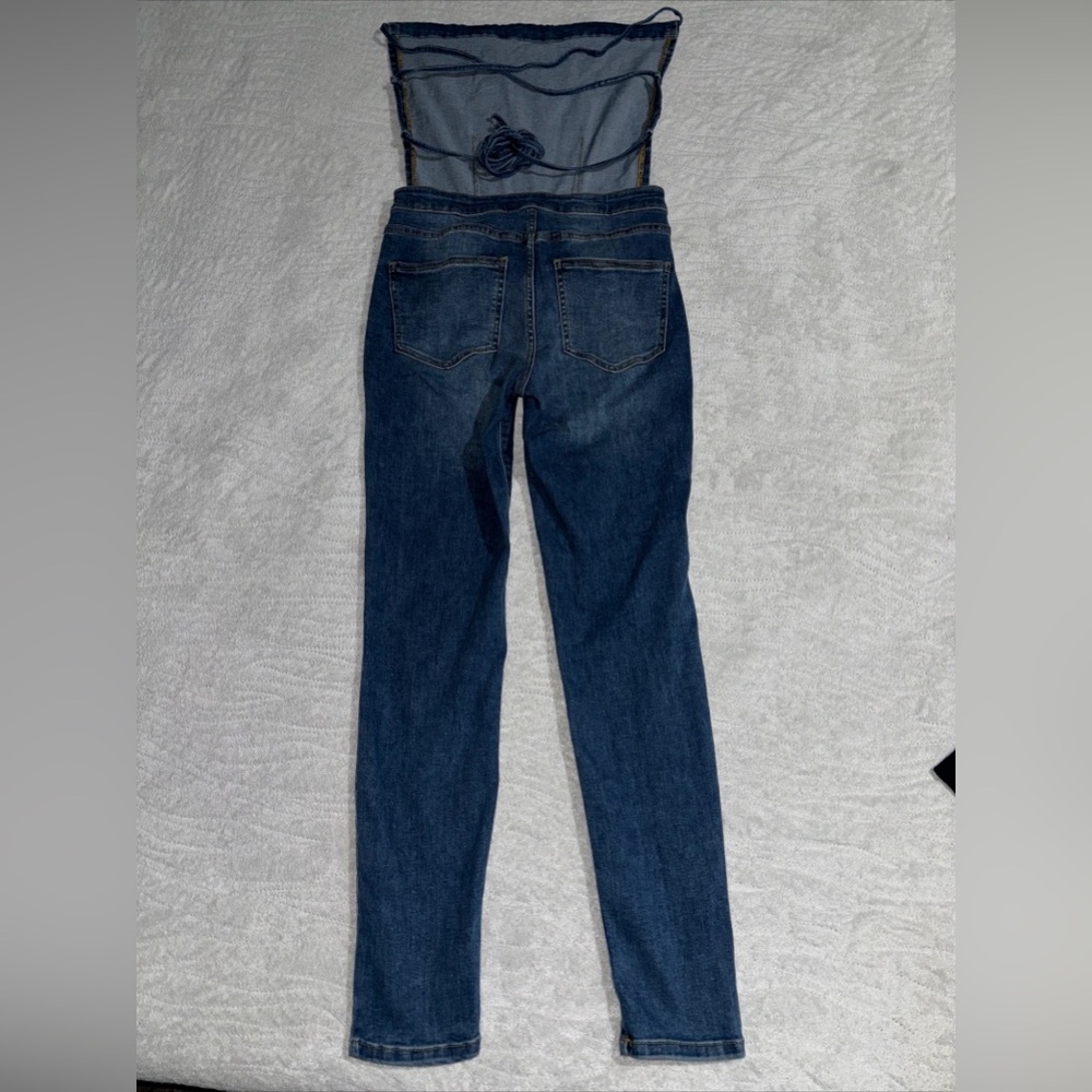 Denim bodysuit by Poison Mushroom - Picture 2 of 6